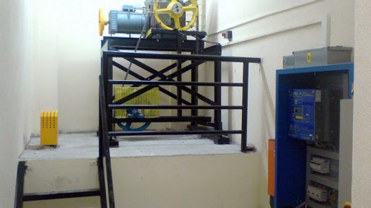 asansör makine motor montajı