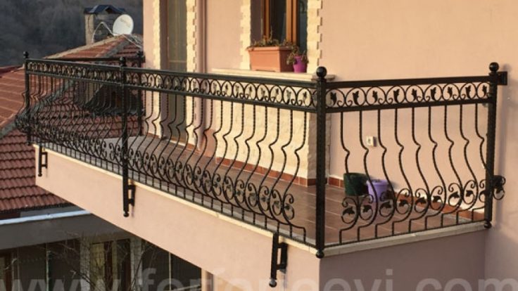 düz balkon korkuluğu