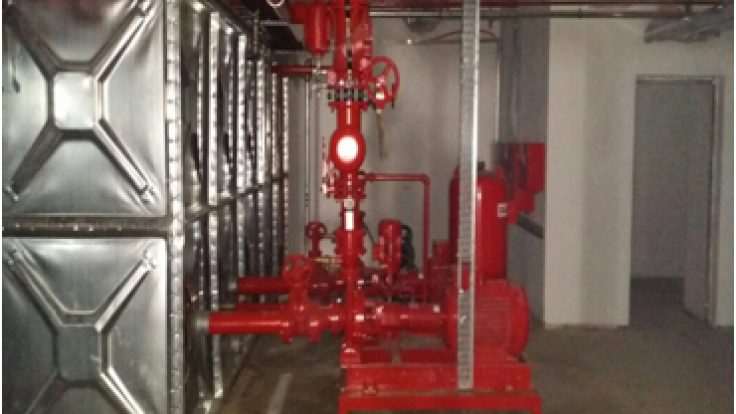 yangın su deposu bağlantısı