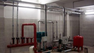 ses izolasyonu makine dairesi ve hidrofor odası