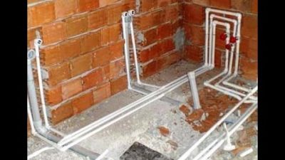 temiz su kolon daire içi tesisatı ve bina montajı